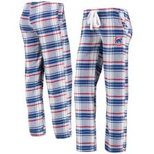 Women's Concepts Sport Royal/Red Chicago Cubs Accolade Flannel Pants Unbranded