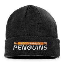 Men's Fanatics Branded Black Pittsburgh Penguins Authentic Pro Rink Cuffed Knit Hat Unbranded