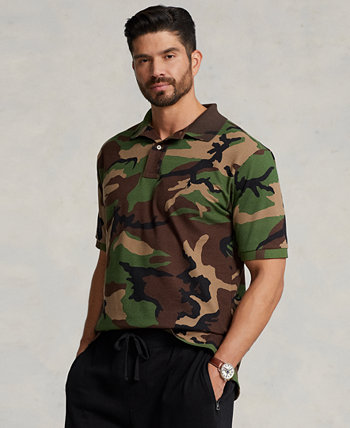 Мужская рубашка-поло с камуфляжным принтом Big & Tall Ralph Lauren