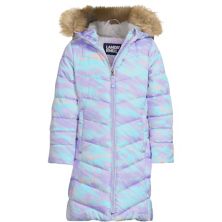 Пальто ThermoPlume® на флисовой подкладке для девочек 2–20 лет Lands' End Lands' End