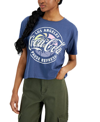 Juniors' Coca Cola Graphic Short-Sleeve T-Shirt Grayson Threads, The Label