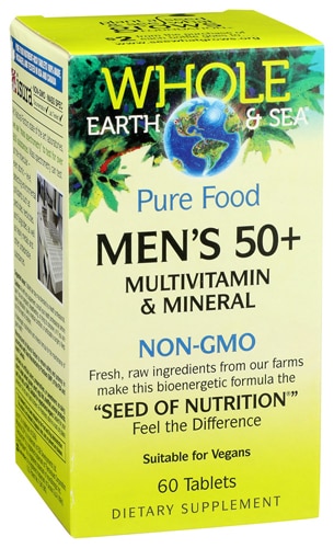 Мультивитамины и минералы для мужчин 50+ - 60 таблеток - Natural Factors Natural Factors