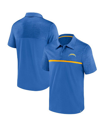Мужская рубашка-поло синего цвета Los Angeles Chargers Primary Fanatics