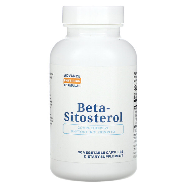 Бета-ситостерин, 90 растительных капсул Advance Physician Formulas