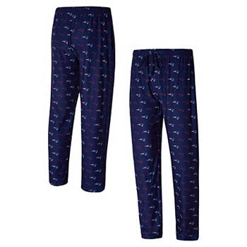 Men's Concepts Sport Navy New England Patriots Record Allover Print Knit Pants Unbranded