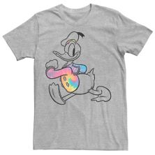 Мужская футболка Disney Donald Duck Strut с принтом тай-дай Disney