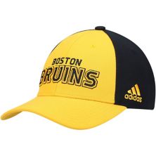 Мужская регулируемая кепка adidas Gold Boston Bruins Locker Room Adidas