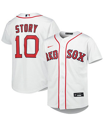 Youth Trevor Story White Boston Red Sox Home Replica Player Jersey Nike