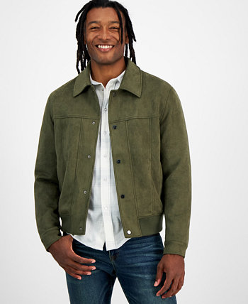 Men's Faux-Suede Jacket, Created for Macy's And Now This