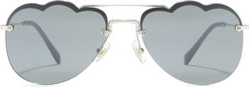 Солнцезащитные очки неправильной формы 58 мм MIU MIU