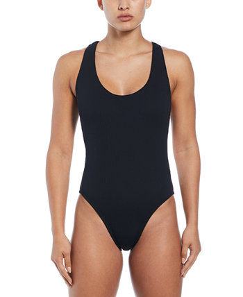 Женский цельный купальник с завышенной талией Essential и перекрещенной спиной Nike