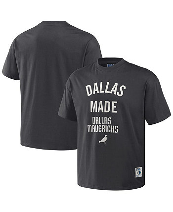 Мужская футболка оверсайз NBA x Anthracite Dallas Mavericks Heavyweight Staple