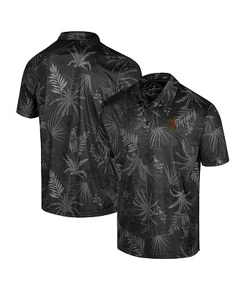 Мужская черная рубашка-поло Wyoming Cowboys Palms Team Colosseum