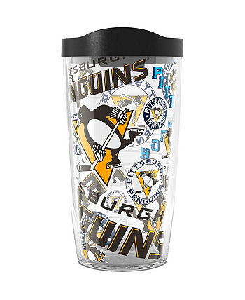 Классический стакан Pittsburgh Penguins Allover емкостью 16 унций Tervis