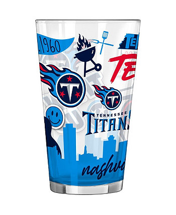 Tennessee Titans 16 унций оригинального пинтового стекла Logo Brand