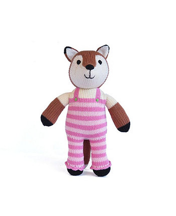 Плюшевая игрушка Fox в комбинезоне Melange Collection