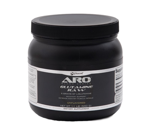 ARO-Vitacost Black Series Glutamine Raw без вкусовых добавок — 1,1 фунта (500 г) ARO-Vitacost
