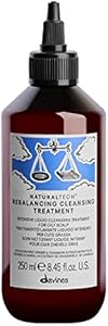 Davines Naturaltech REBALANCING Cleansing Treatment, Effectively Counteract Greasy Scalp And Heavy Hair, 8.45 Fl Oz Davines