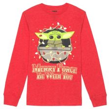 Boys 8-20 Celebrate Together Star Wars Baby Yoda Christmas Graphic Tee Celebrate Together