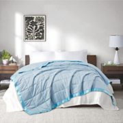 Unikome Lightweight Down Alternative Blanket With Satin Trim, Oversize Blanket Unikome