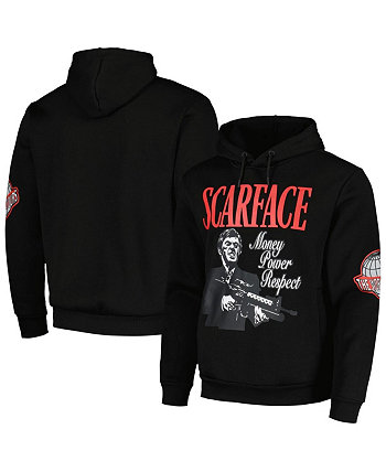 Men's and Women's Black Scarface Money Power Respect Pullover Hoodie Reason
