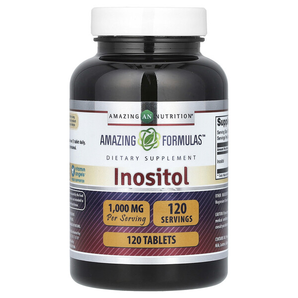 Инозитол - 1000 мг - 120 таблеток - Amazing Nutrition Amazing Nutrition