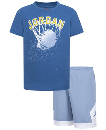 Комплект сетчатых шорт Little Boys Hoop Styles, 2 предмета Jordan
