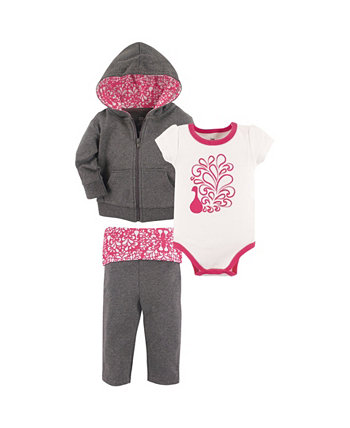 Толстовка для мальчиков и девочек, футболка Bodysuitor и брюки, Bear Baby Yoga Sprout