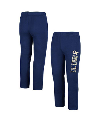 Мужские флисовые брюки темно-синего цвета Georgia Tech Yellow Jackets Colosseum