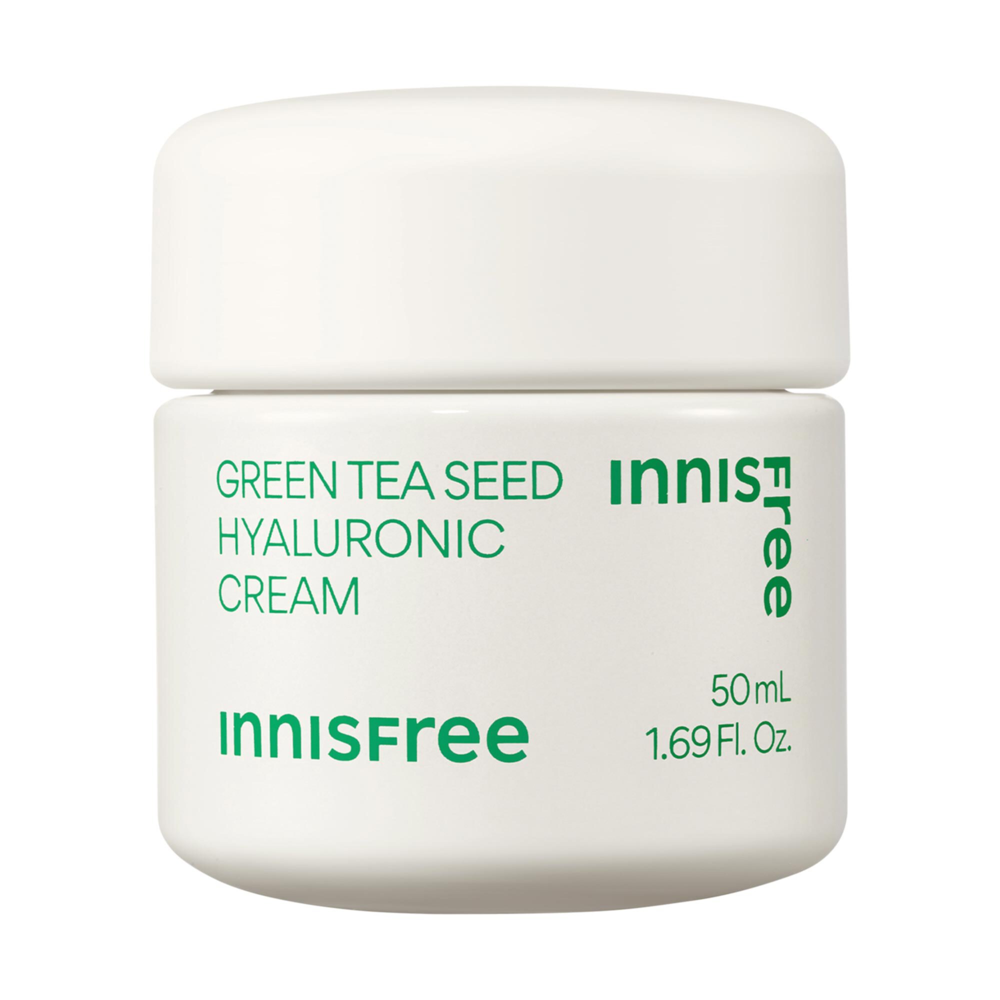 Увлажняющий крем с гиалуроновой кислотой из семян зеленого чая Innisfree