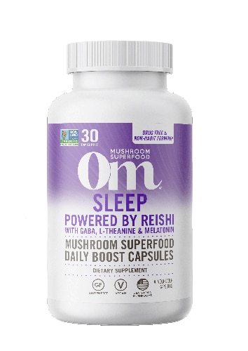 OM Sleep Mushroom Superfood Daily Boost Capsules -- 90 растительных капсул OM