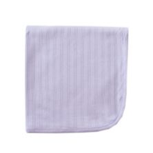 Touched by Nature Baby Girl Organic Cotton Swaddle, Receiving and Multi-purpose Blanket, Lavender, One Size Touched by Nature