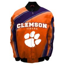 Мужская куртка из твила Clemson Tigers Warrior Club Franchise Club Franchise Club
