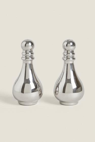 STEEL SALT AND PEPPER SHAKER SET Zara Home