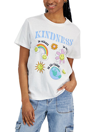 Juniors' Kindness Short-Sleeve T-Shirt Grayson Threads, The Label
