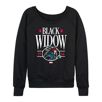 Женский лонгслив Marvel Black Widow из французского трикотажа с длинными рукавами и вырезом-лодочкой Marvel