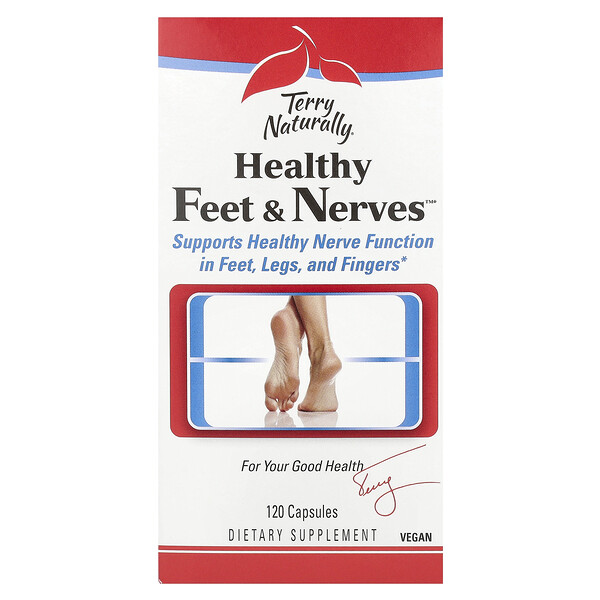Здоровье ног и нервов - 120 капсул - Terry Naturally Terry Naturally