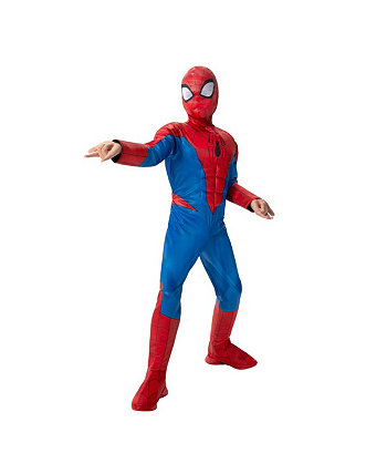 Youth Boys and Girls Spider-Man Costume with Mask Jazwares