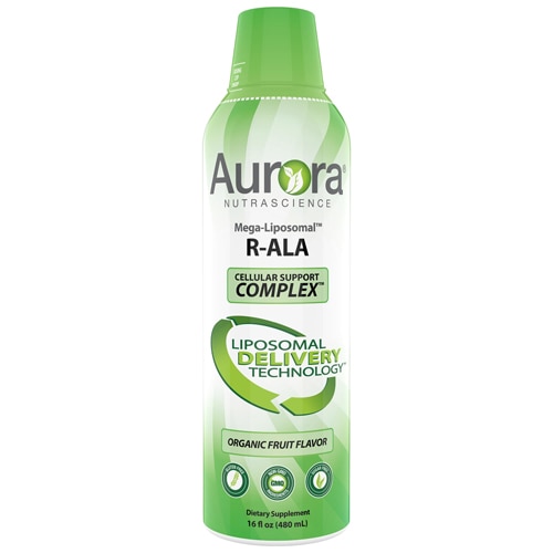 Aurora NutraScience Mega-Liposomal R-ALA Organic Fruit — 16 жидких унций Aurora Nutrascience