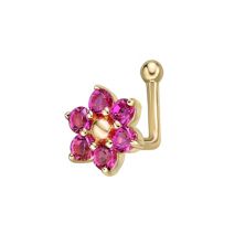 Lila Moon 14k Gold Flower Nose Ring LILA MOON