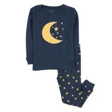 Детская хлопковая пижама из двух предметов Leveret Moon and Stars Leveret