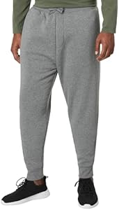 U.S. POLO ASSN. Men's USPA Big and Tall Sherpa Lined Jogger, Campus Heather Grey U.S. Polo Assn.