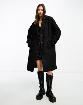 Женское Пальто Vero Moda в Черном Цвете из Шерсти VERO MODA