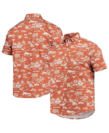 Мужская рубашка Texas Orange Texas Longhorns Classic на пуговицах Reyn Spooner