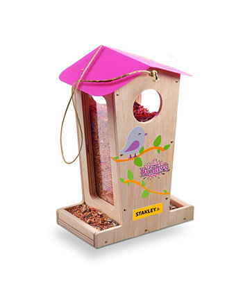 Stanley Jr Tall Bird Feeder Diy Kit For Kids RED TOOL BOX