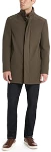 Van Heusen Men's Van Heusen Tedford Overcoat with Stand Collar Van Heusen