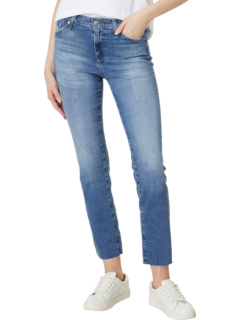 Узкие прямые джинсы Mari с высокой посадкой, 13 лет, раскрытие AG Jeans