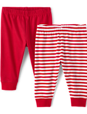 Unisex Baby Striped Pants 2-Pack The Children`s Place