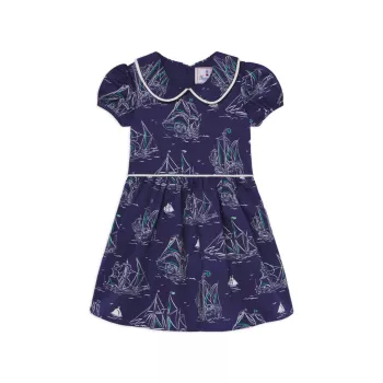 Baby Girl's,Little Girl's &amp; Girl's Hazel Commodore Print Dress Classic Prep