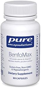 Pure Encapsulations BenfoMax 90's - 200 mg Benfotiamine - Vitamin B1 Thiamin Supplement - Supports Heart & Metabolism Health - Vegan & Non-GMO - 90 Capsules (Капсулы) Pure Encapsulations